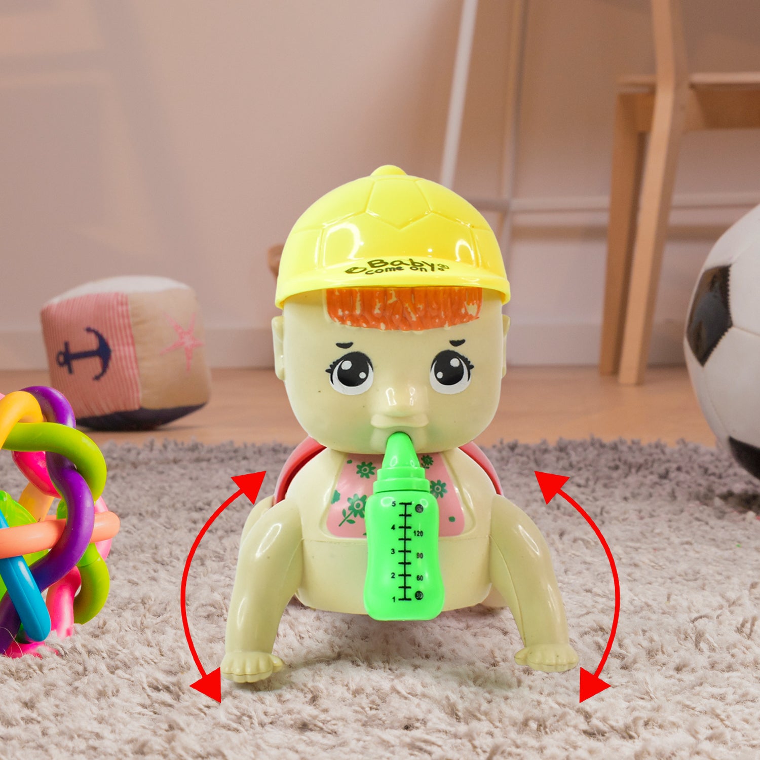 Battery Operated Crawling Baby Toy With Music Battery Operated Crawling Baby Toy With Music